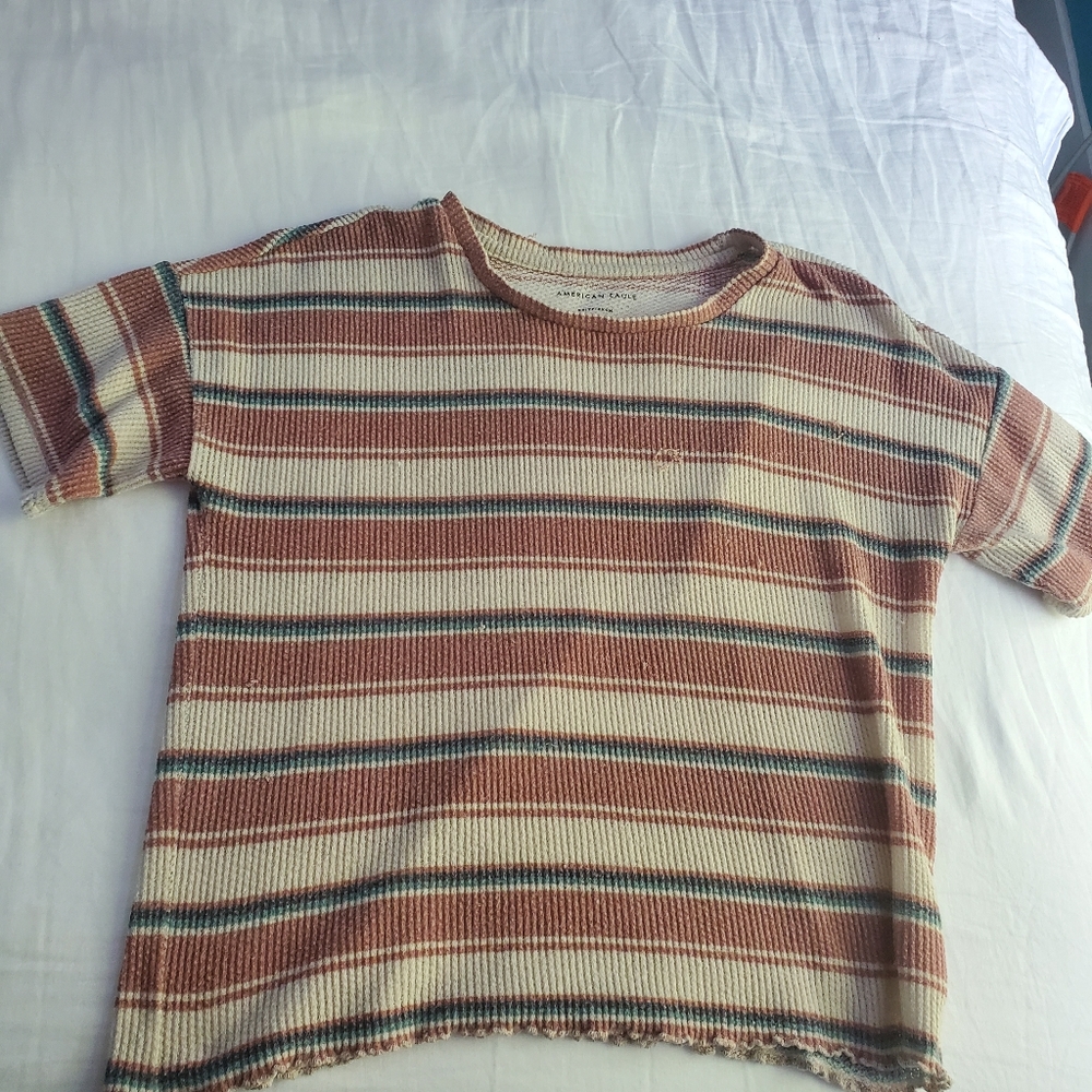 American eagle striped shirt